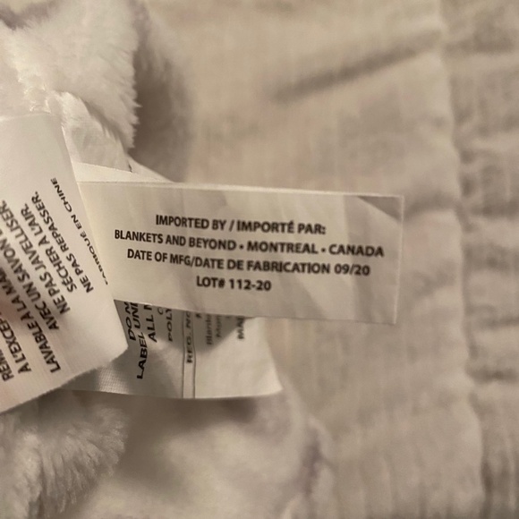 Blankets & Beyond Elephant White Grey Owl Plush Baby Security Blanket - Picture 5 of 5